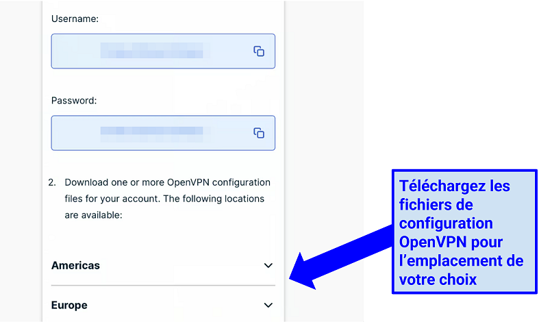 Image showing how to download ExpressVPN's OpenVPN configuration files