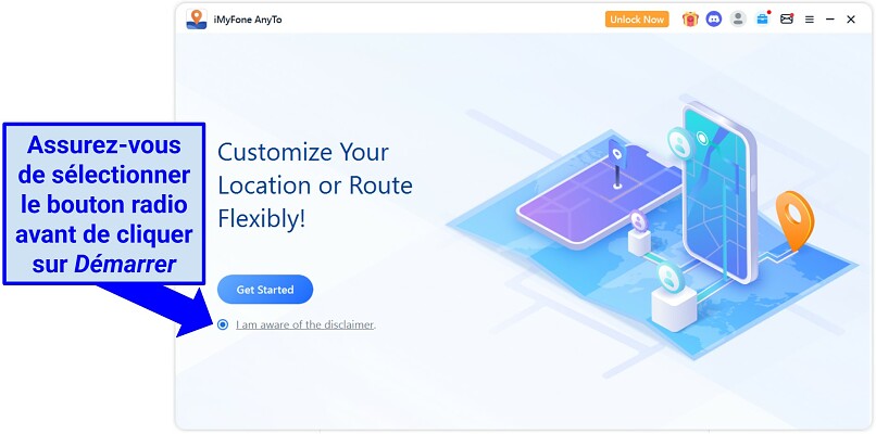 A screenshot of iMyFone AnyTo website's first screen